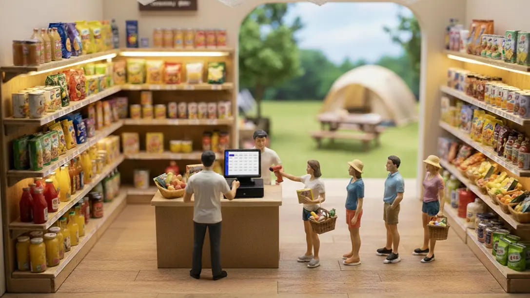 Caisse enregistreuse pour épicerie